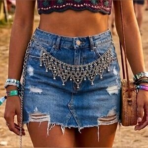 Belt - 45” Silver Chain